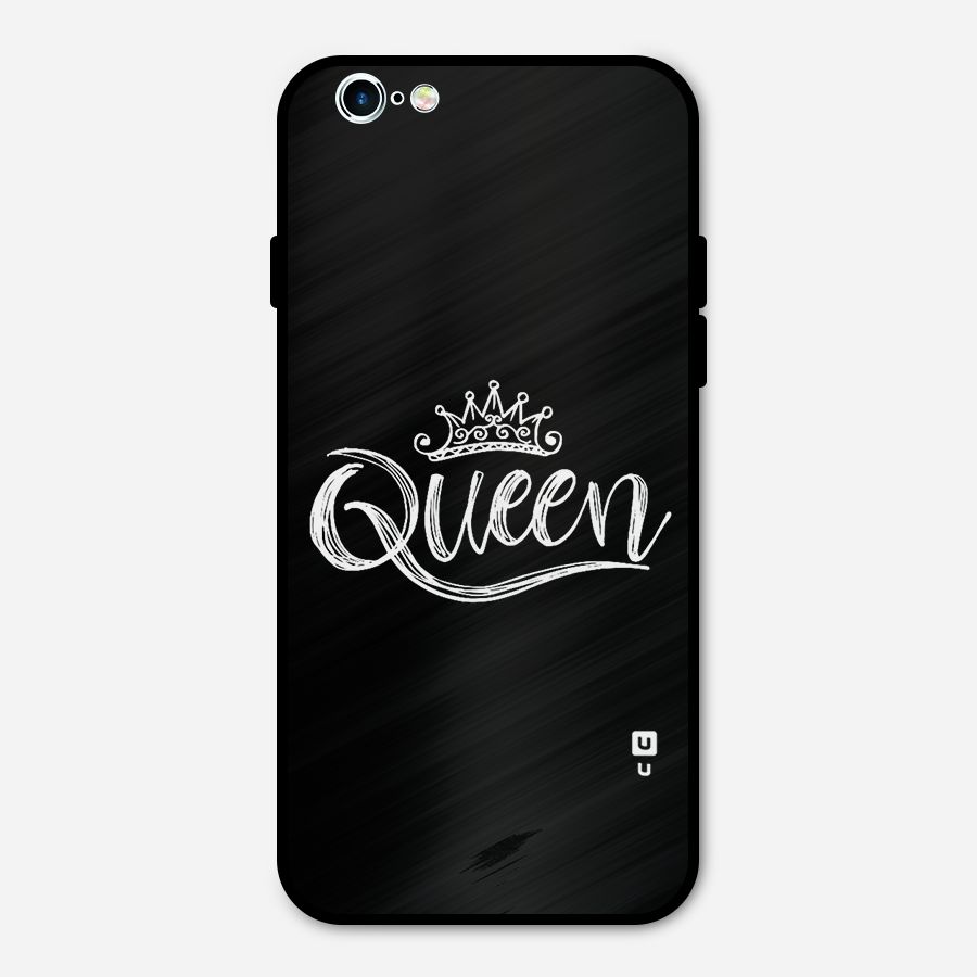 Queen Crown Metal Back Case for iPhone 6 6s