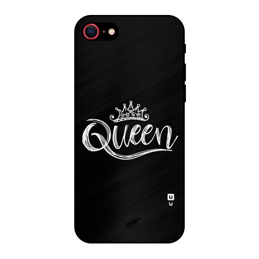 Queen Crown Metal Back Case for iPhone 7