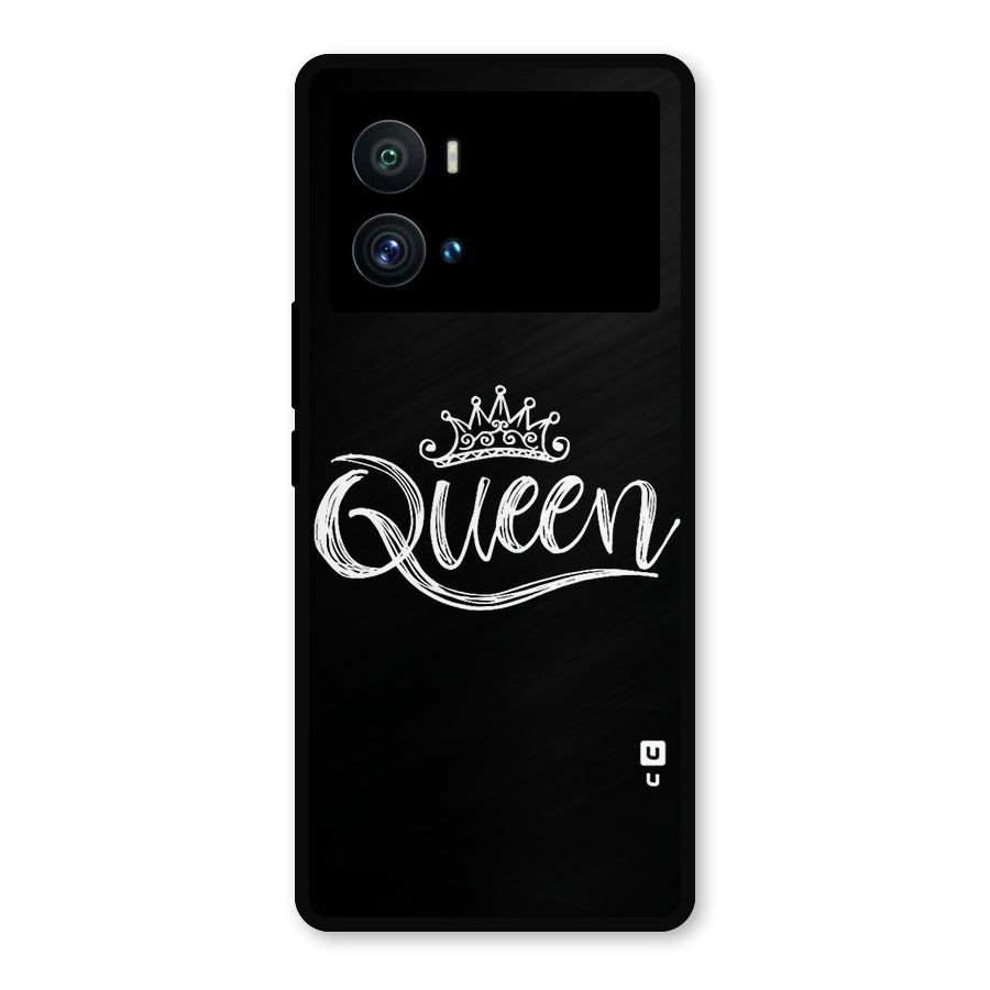 Queen Crown Metal Back Case for iQOO 9 Pro