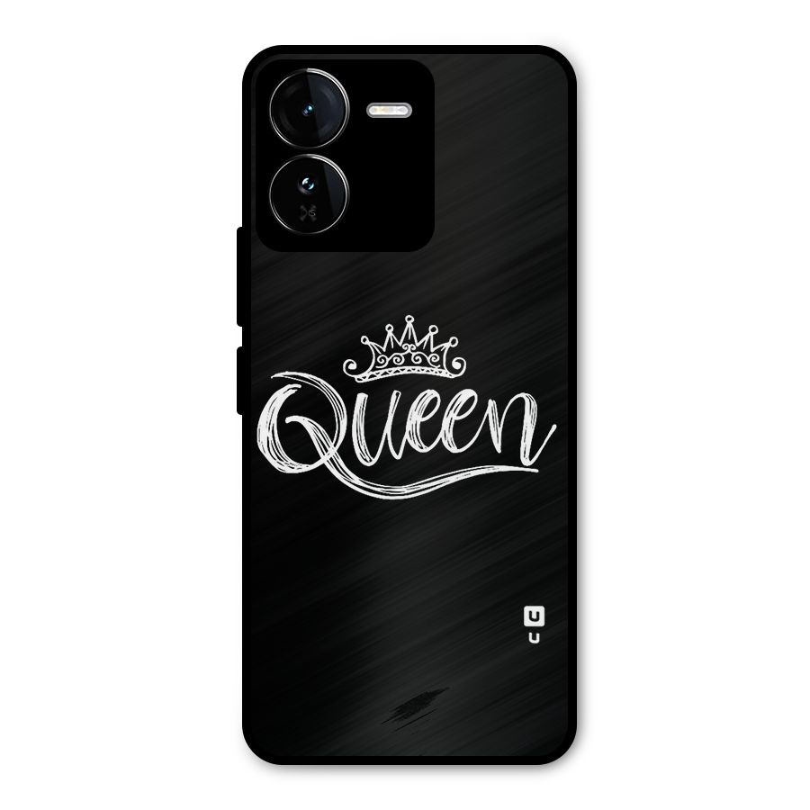 Queen Crown Metal Back Case for iQOO Z9