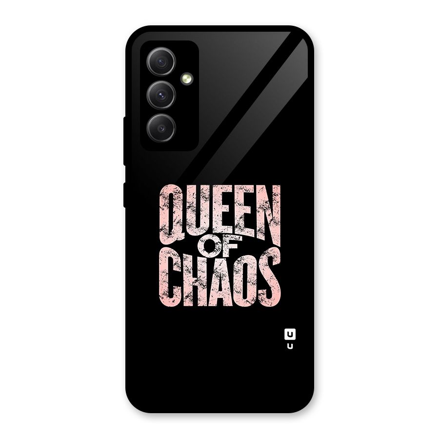 Queen of Chaos Glass Back Case for Galaxy A34