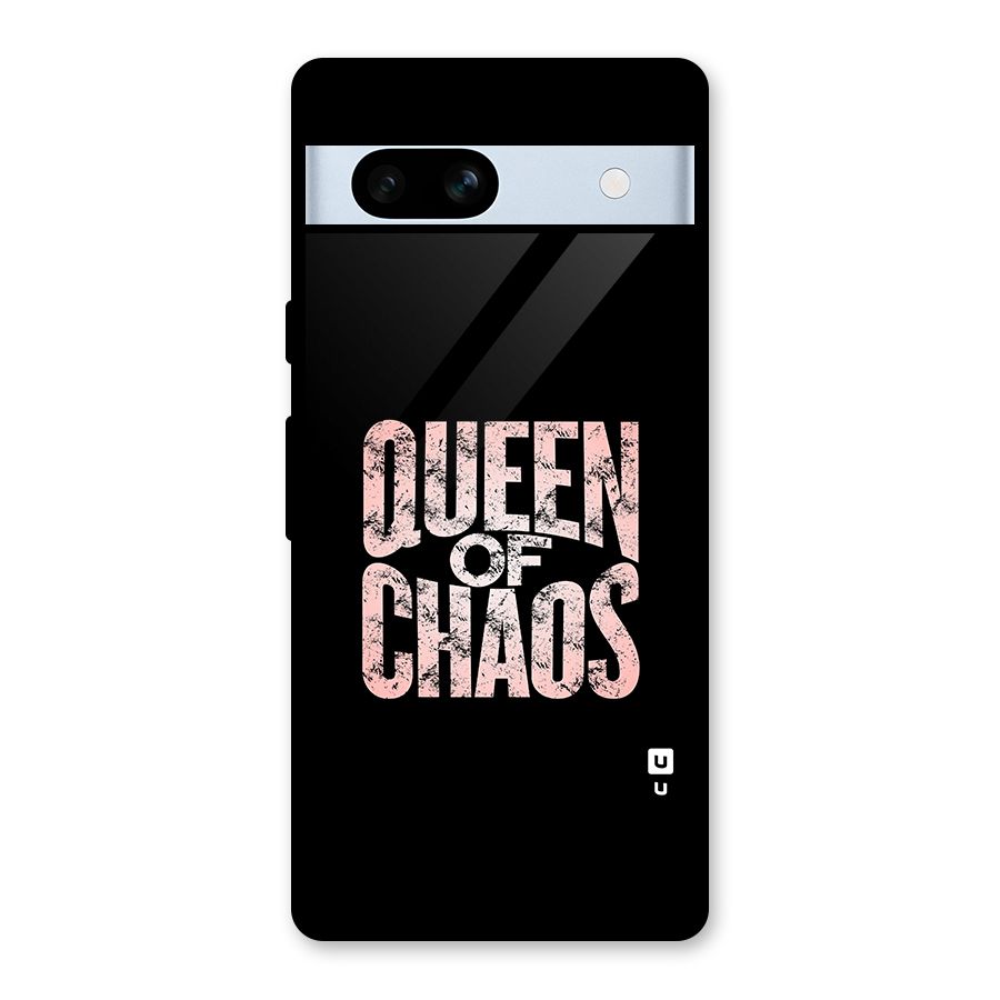 Queen of Chaos Glass Back Case for Google Pixel 7a