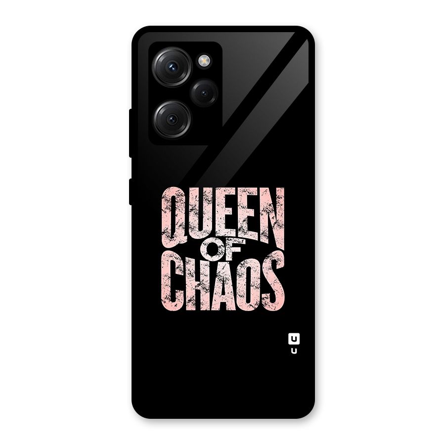 Queen of Chaos Glass Back Case for Poco X5 Pro
