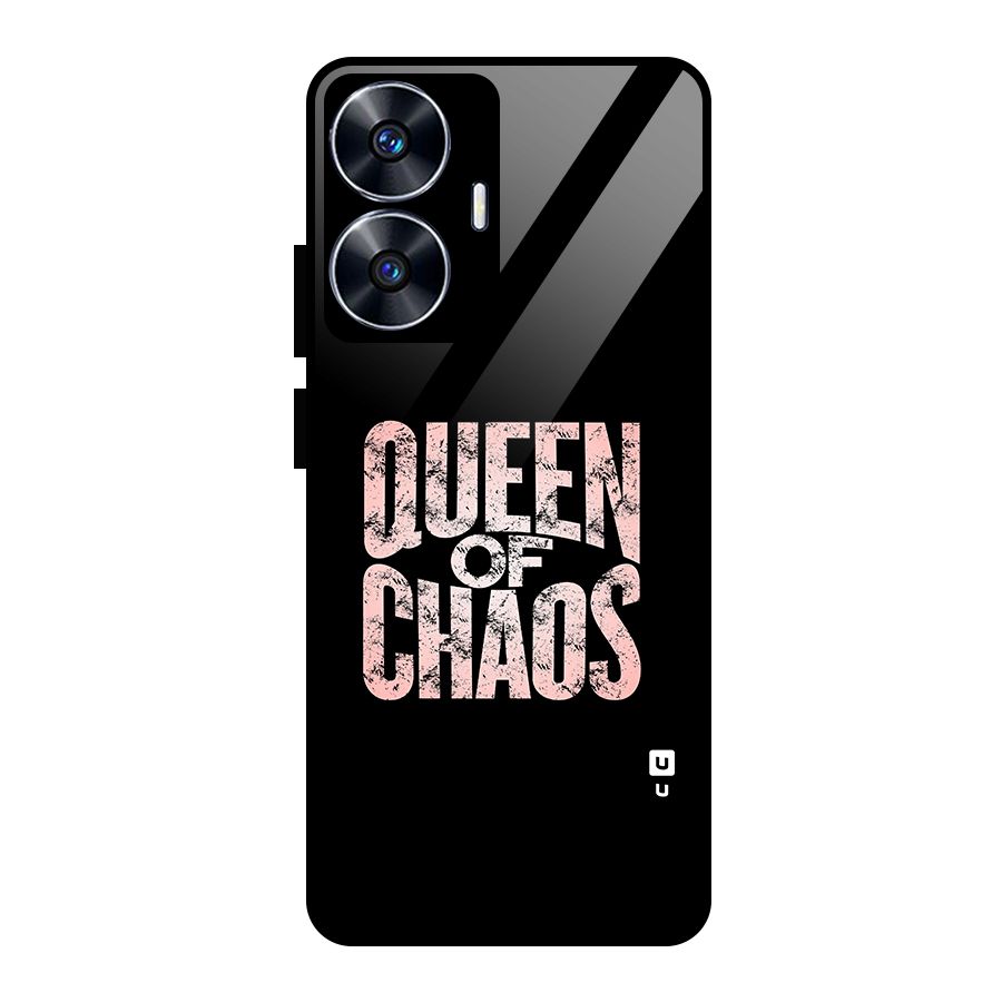 Queen of Chaos Glass Back Case for Realme Narzo N55