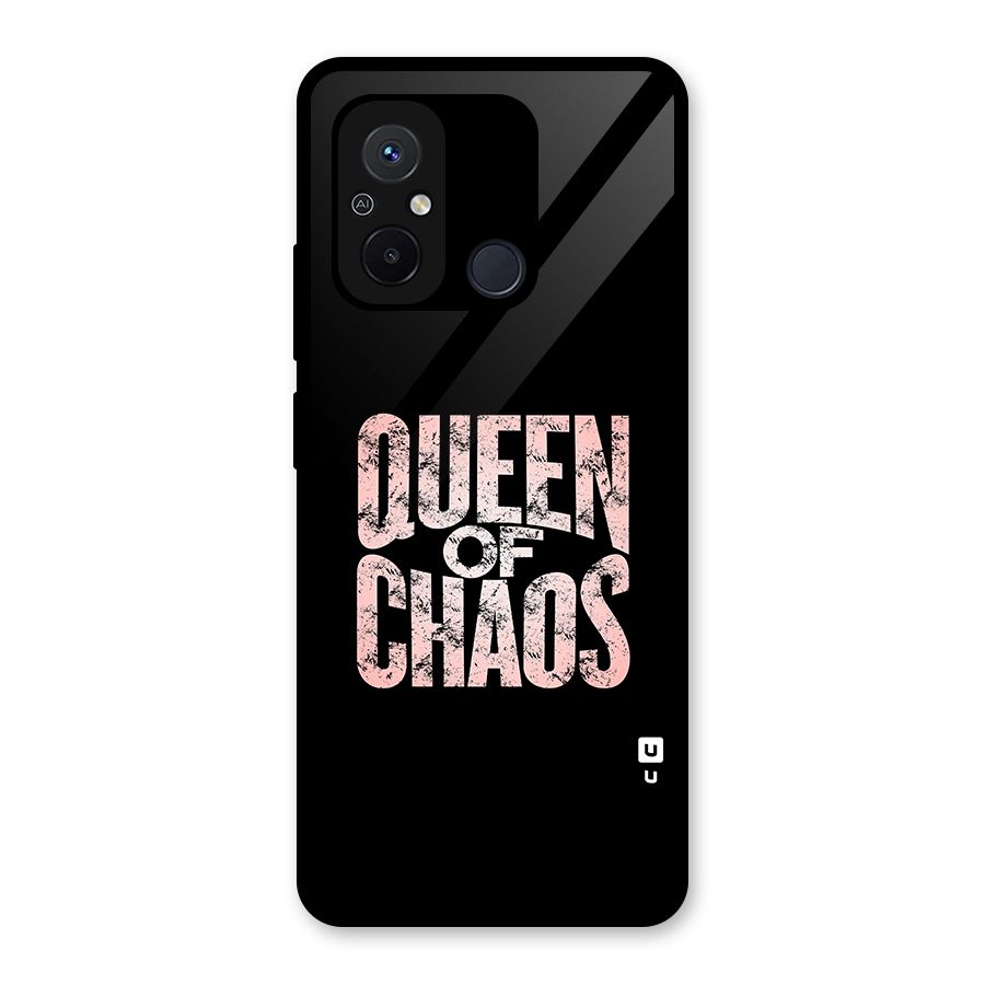 Queen of Chaos Glass Back Case for Redmi 12C