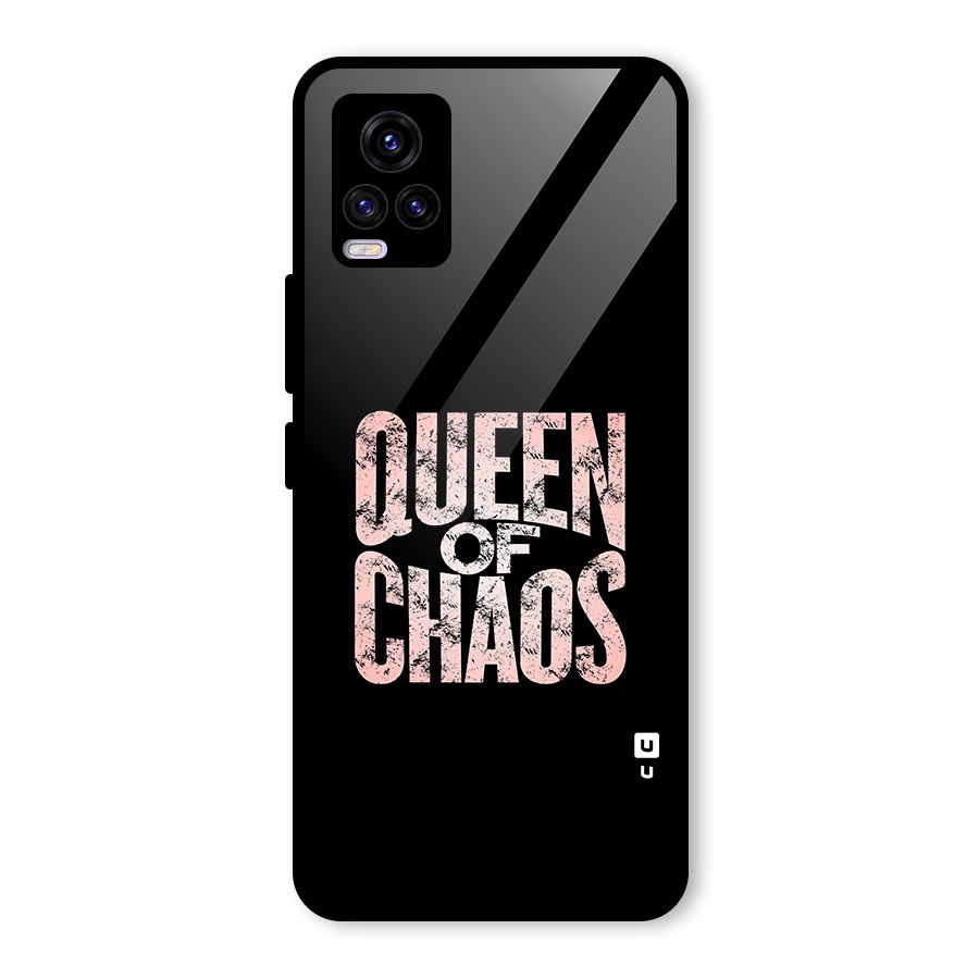 Queen of Chaos Glass Back Case for Vivo V20 2021