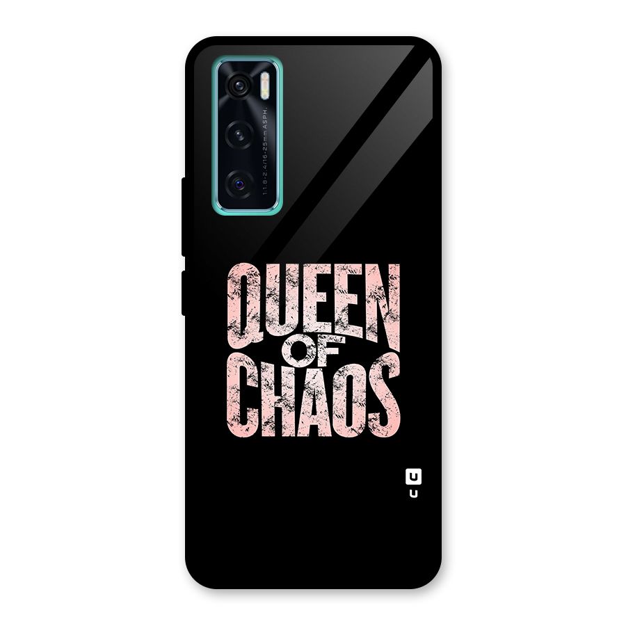 Queen of Chaos Glass Back Case for Vivo V20 SE