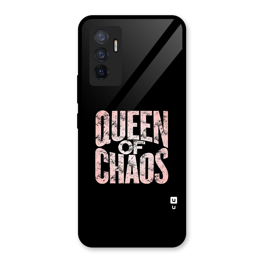 Queen of Chaos Glass Back Case for Vivo V23e