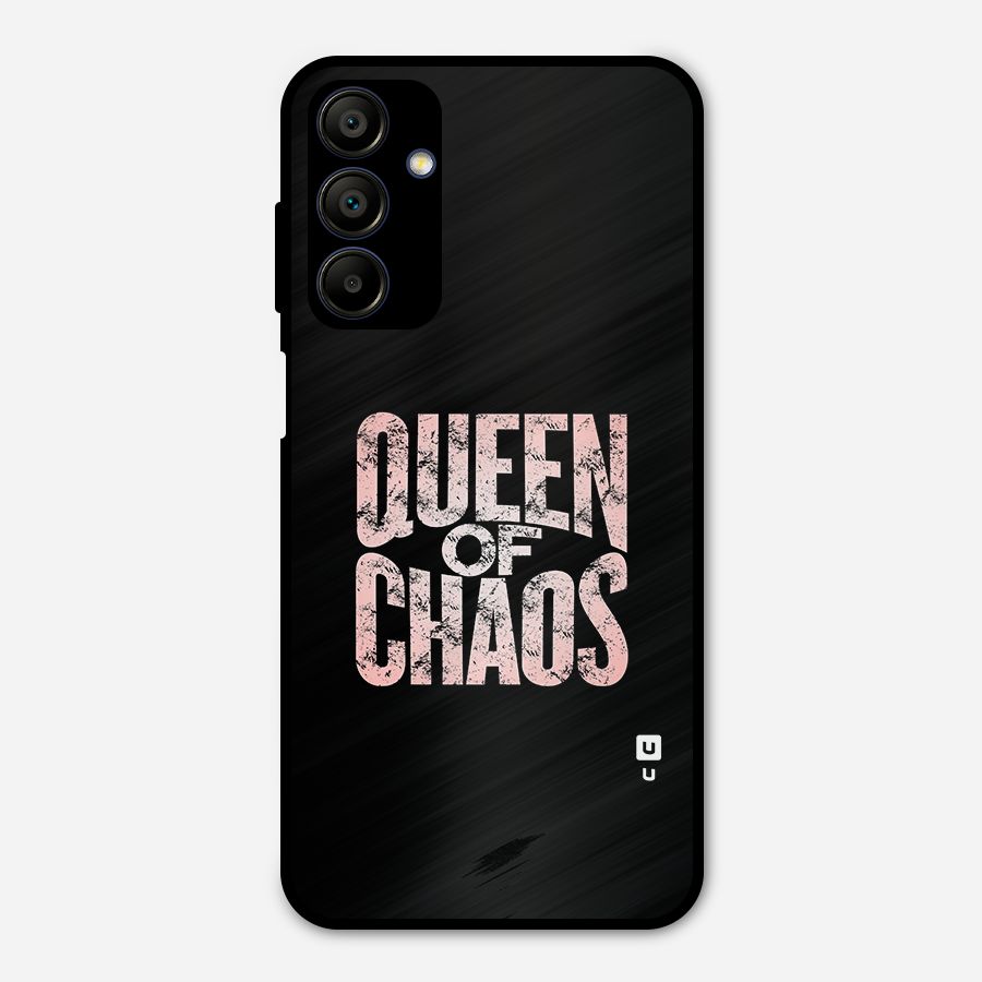 Queen of Chaos Metal Back Case for Galaxy A15 5G