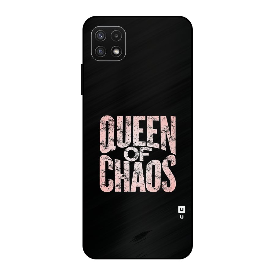 Queen of Chaos Metal Back Case for Galaxy A22 5G