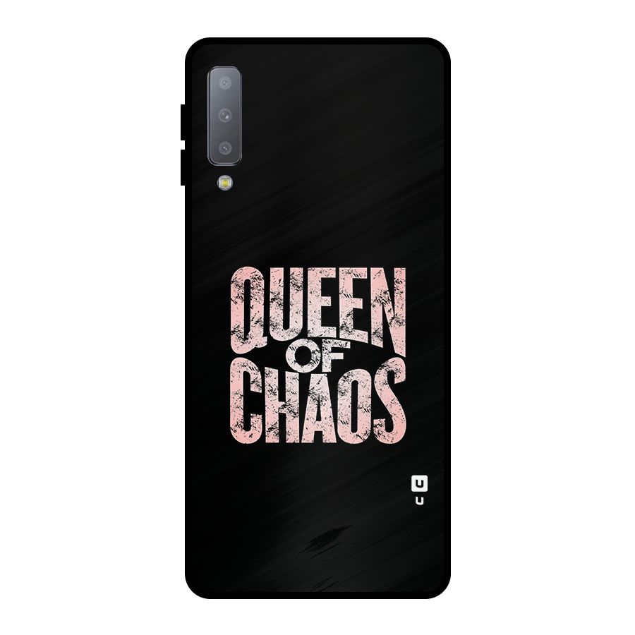 Queen of Chaos Metal Back Case for Galaxy A7 (2018)