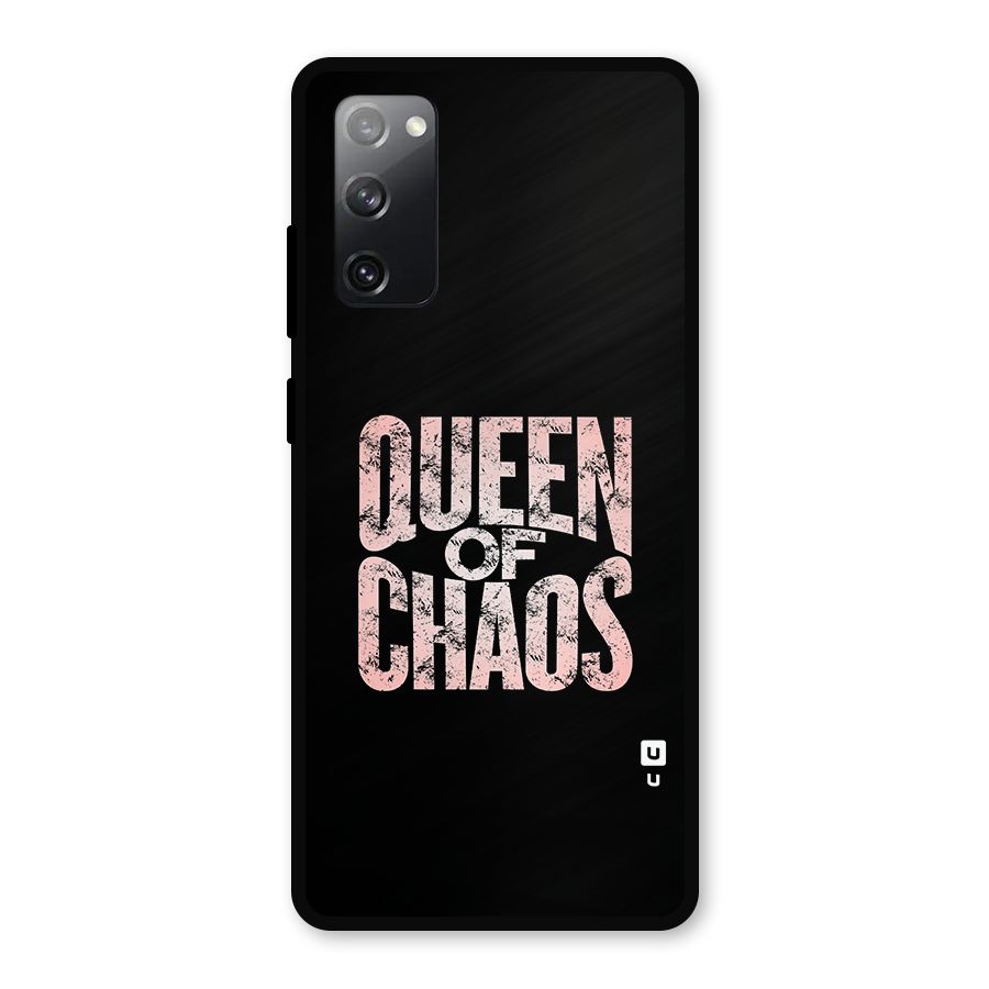 Queen of Chaos Metal Back Case for Galaxy S20 FE