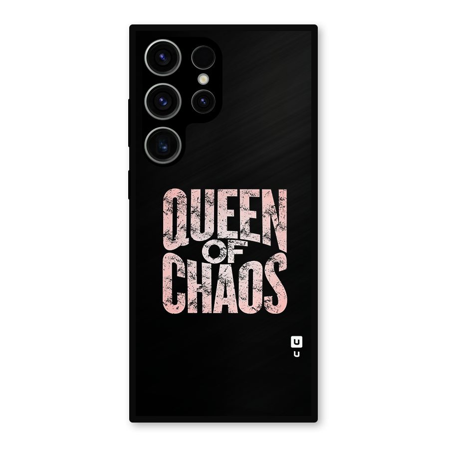 Queen of Chaos Metal Back Case for Galaxy S23 Ultra