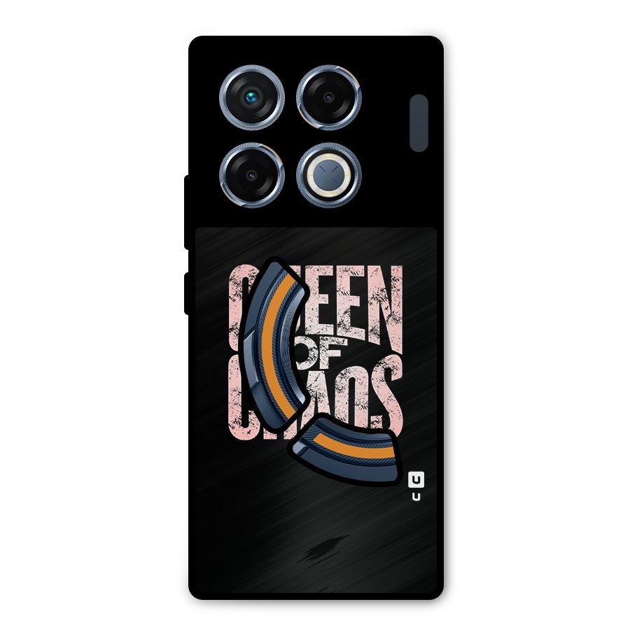 Queen of Chaos Metal Back Case for Infinix GT 20 Pro