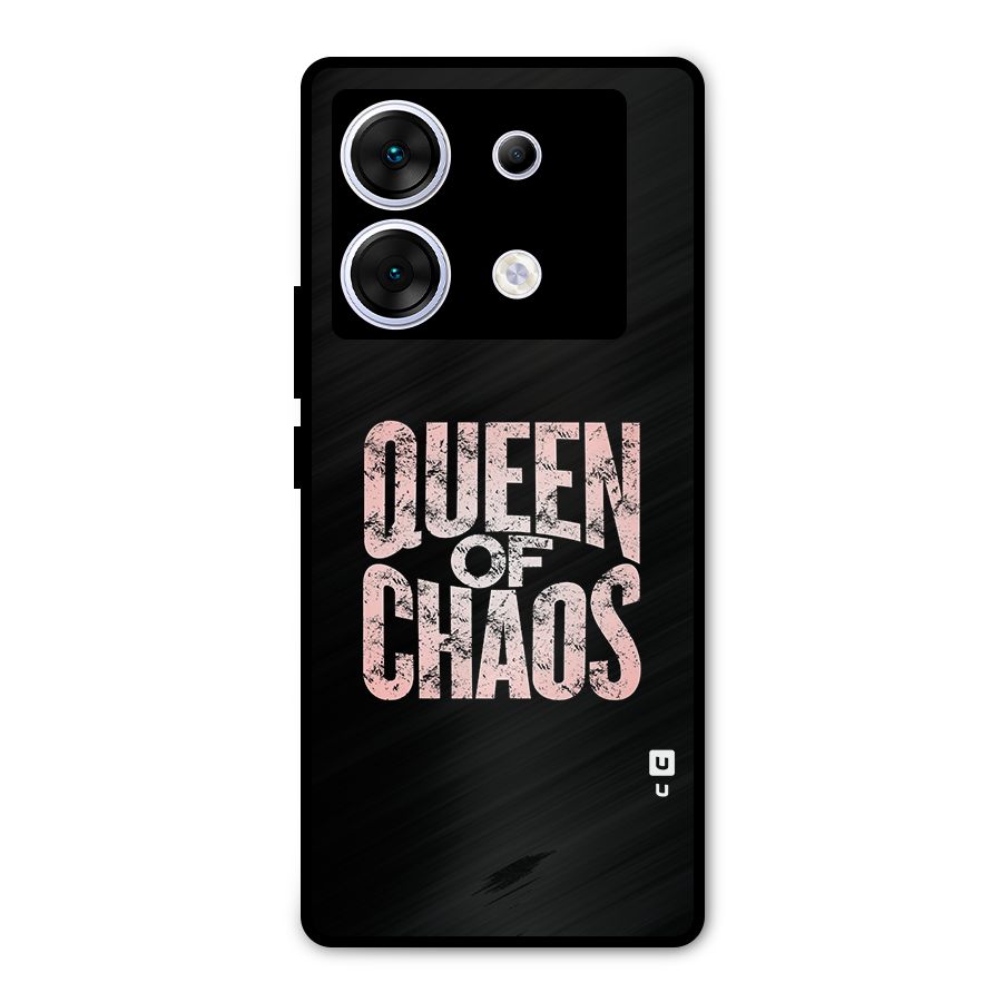 Queen of Chaos Metal Back Case for Infinix Zero 30 5G