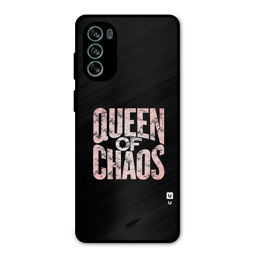 Queen of Chaos Metal Back Case for Moto G62