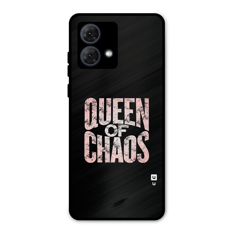 Queen of Chaos Metal Back Case for Moto G84