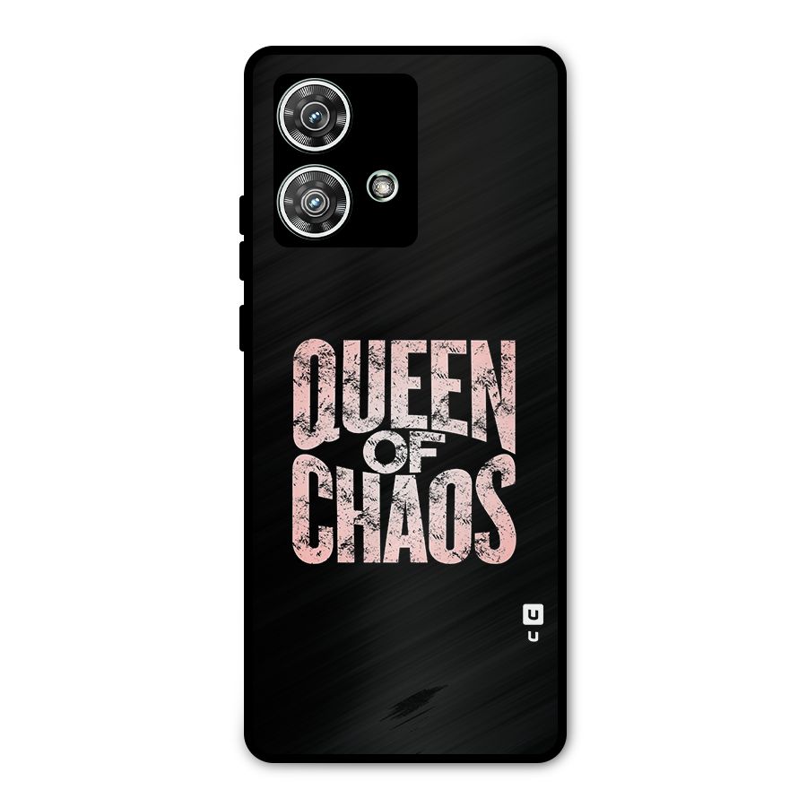 Queen of Chaos Metal Back Case for Motorola Edge 40 Neo