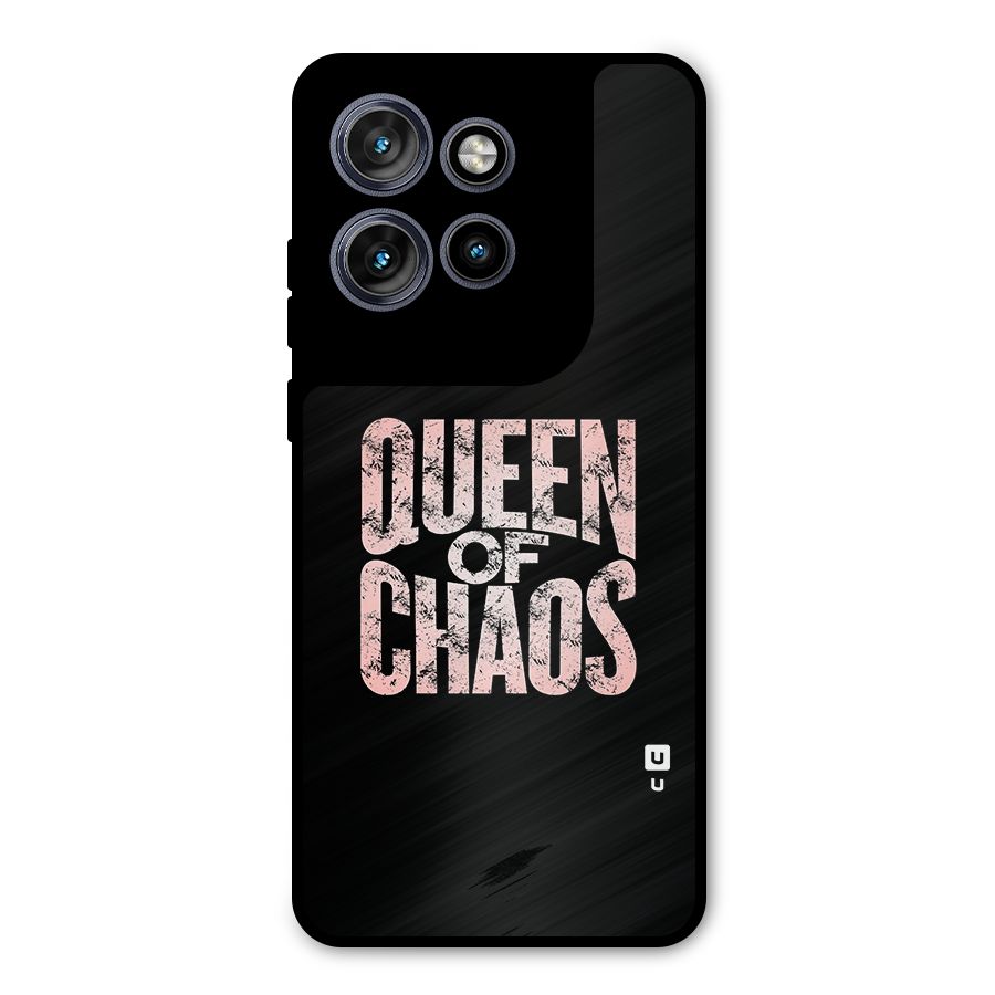 Queen of Chaos Metal Back Case for Motorola Edge 50 Neo