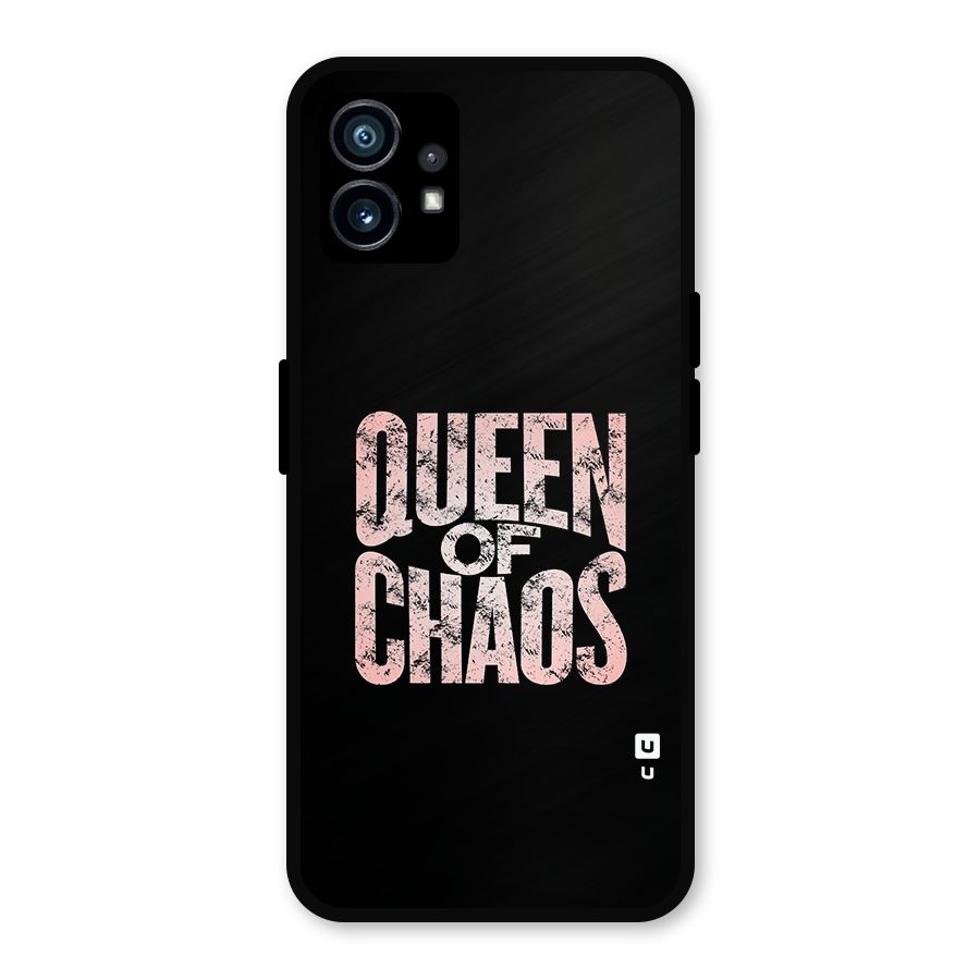 Queen of Chaos Metal Back Case for Nothing Phone 1