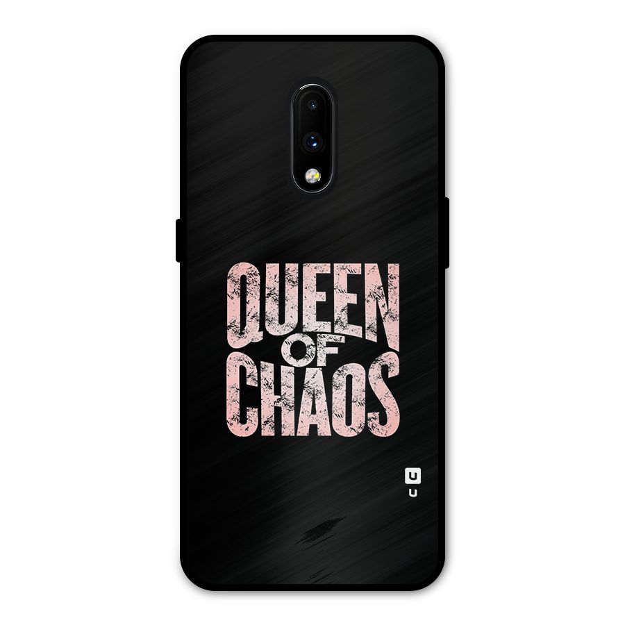 Queen of Chaos Metal Back Case for OnePlus 7