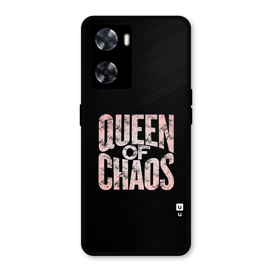 Queen of Chaos Metal Back Case for Oppo A57 2022