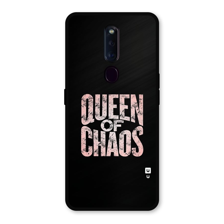 Queen of Chaos Metal Back Case for Oppo F11 Pro