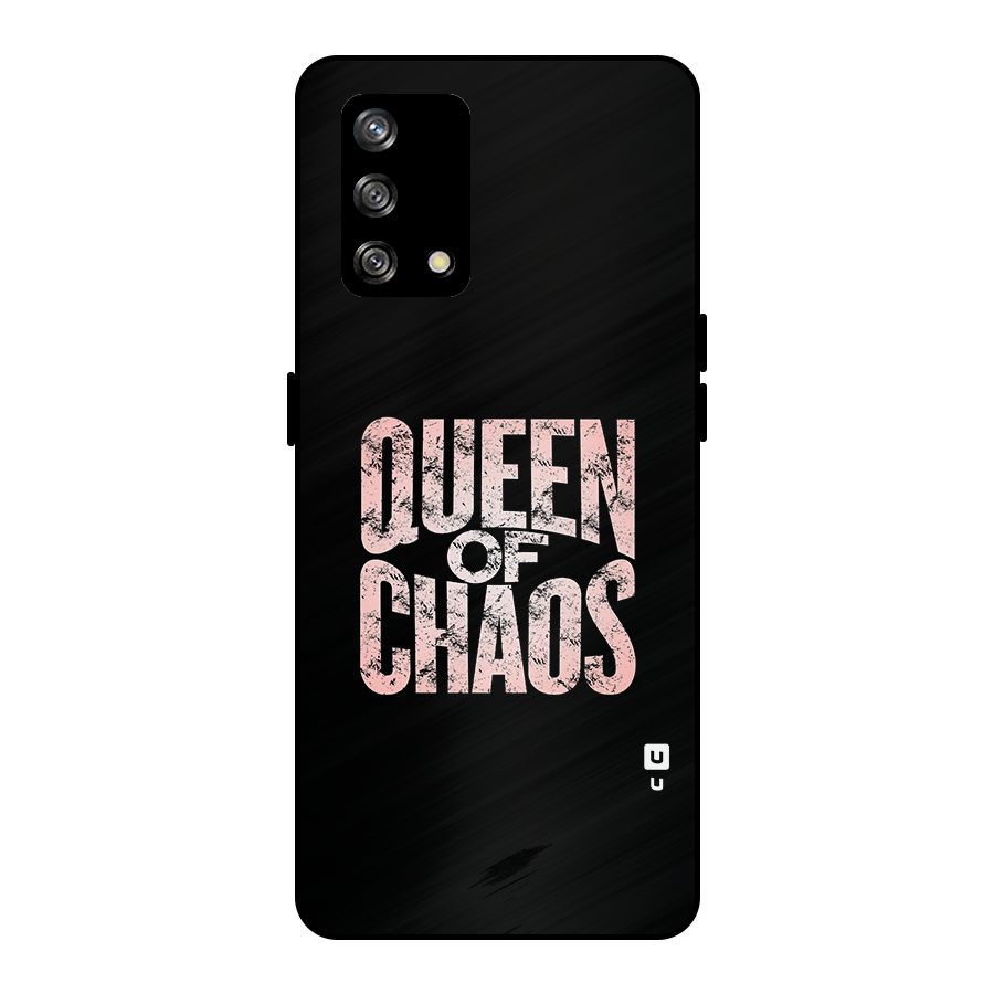 Queen of Chaos Metal Back Case for Oppo F19s