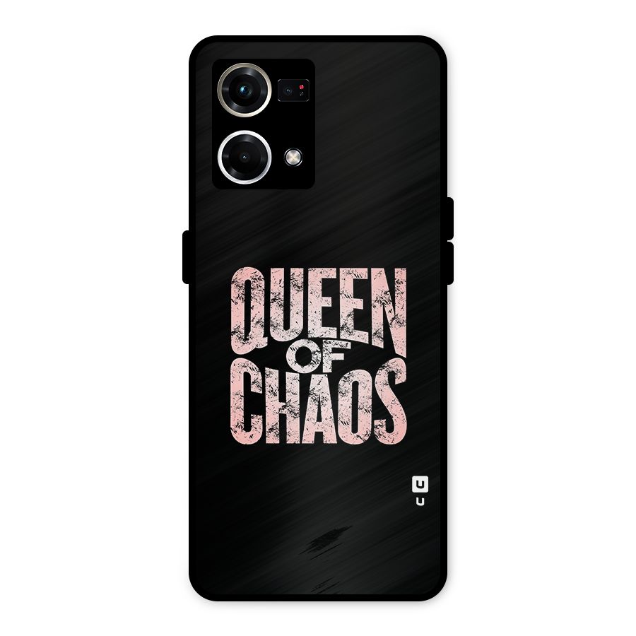 Queen of Chaos Metal Back Case for Oppo F21 Pro 4G