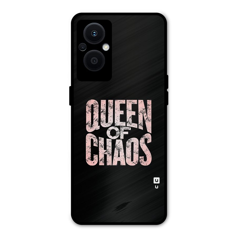 Queen of Chaos Metal Back Case for Oppo F21 Pro 5G
