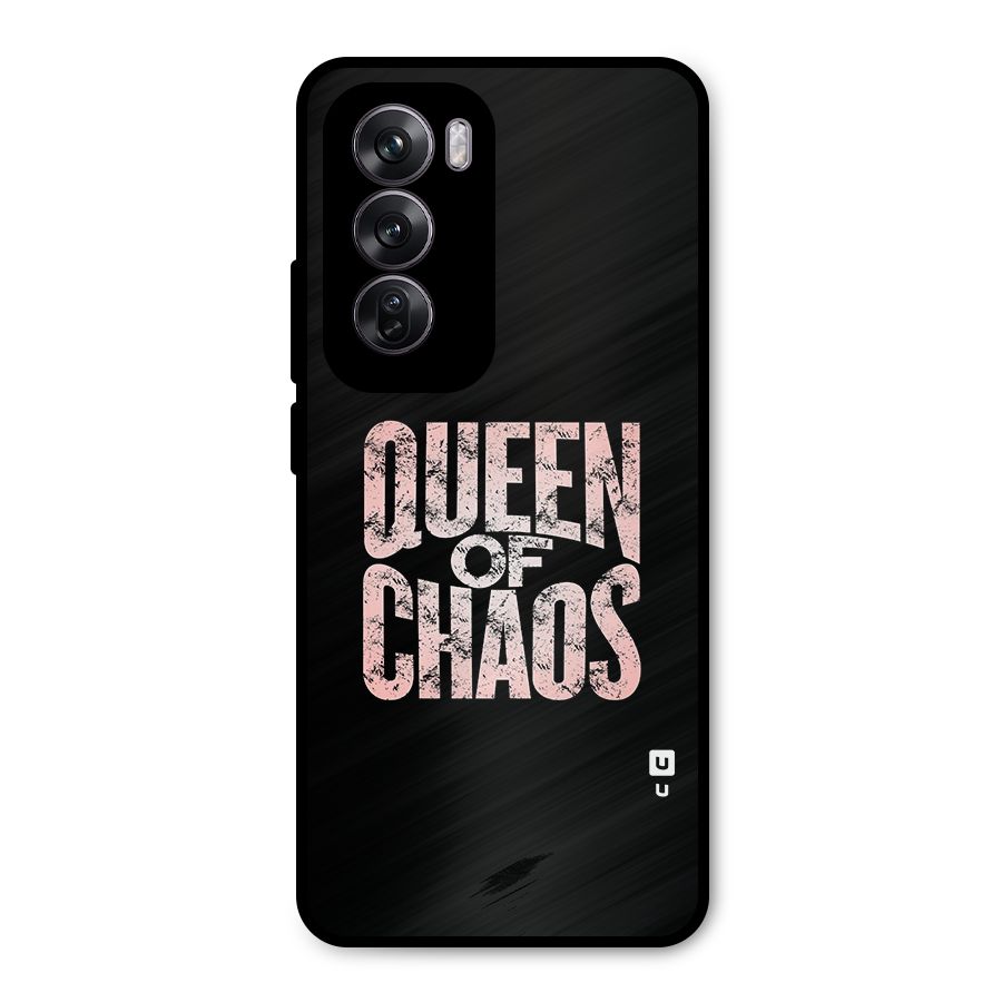 Queen of Chaos Metal Back Case for Oppo Reno12 Pro