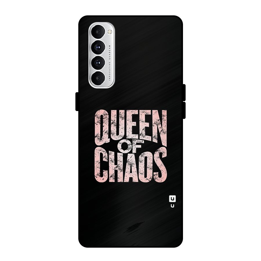 Queen of Chaos Metal Back Case for Oppo Reno4 Pro