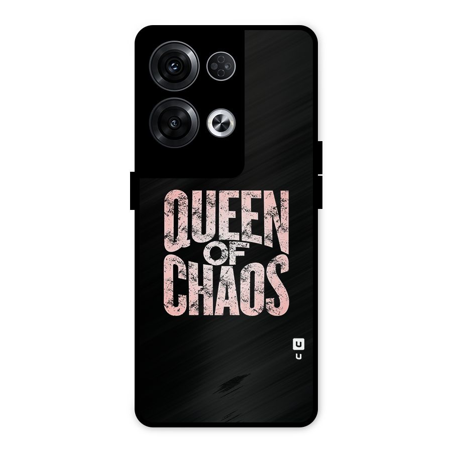Queen of Chaos Metal Back Case for Oppo Reno8 Pro 5G