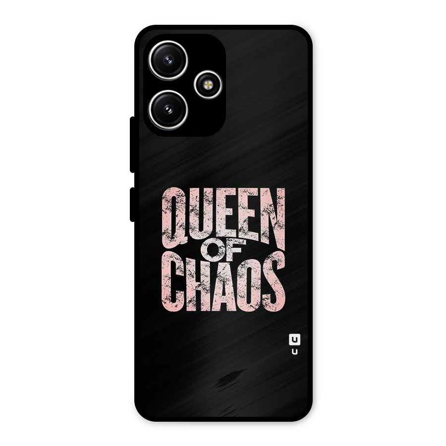Queen of Chaos Metal Back Case for Poco M6 Pro