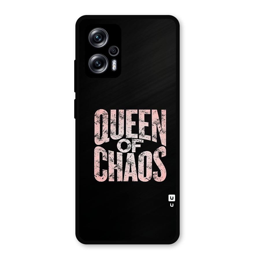 Queen of Chaos Metal Back Case for Redmi K50i