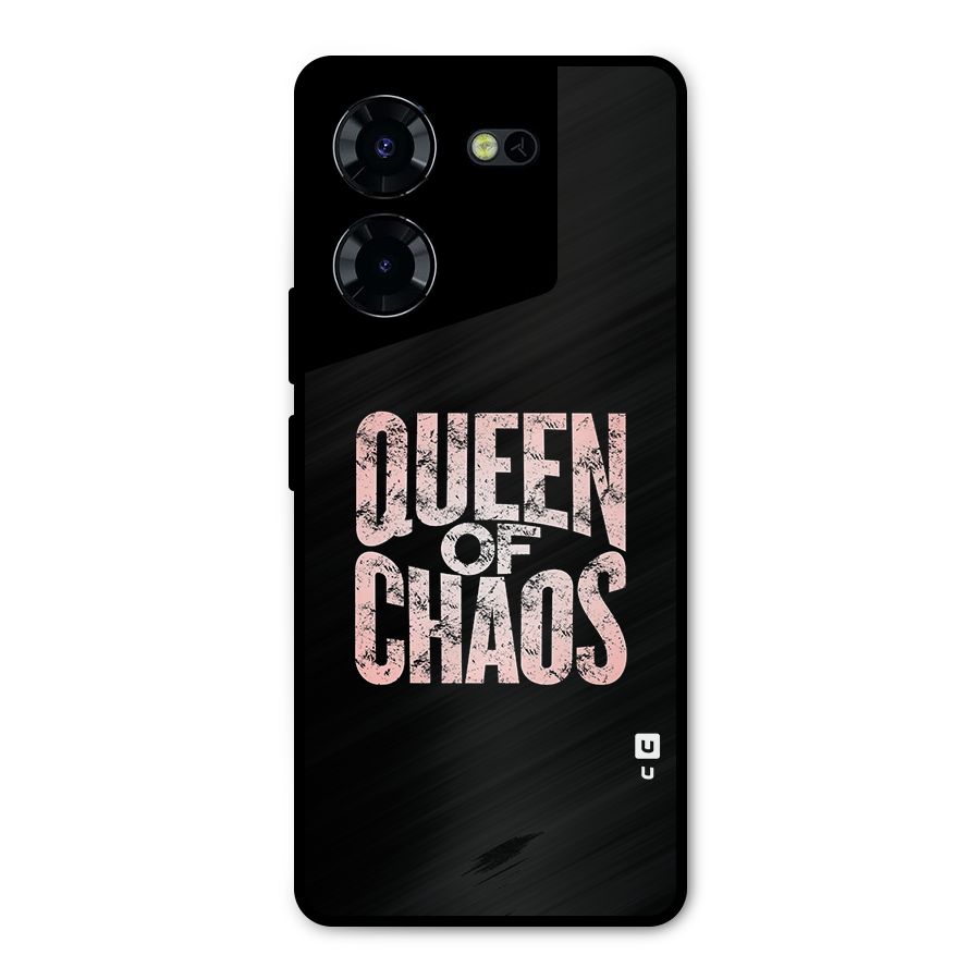 Queen of Chaos Metal Back Case for Tecno Pova 5 Pro 5G