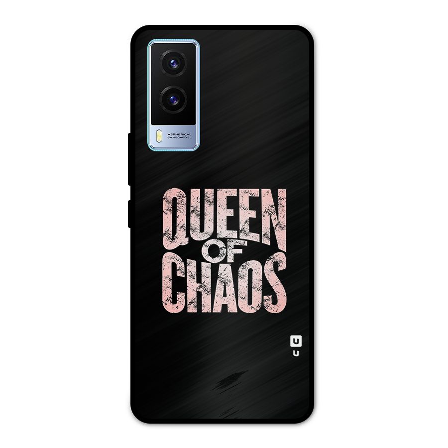 Queen of Chaos Metal Back Case for Vivo V21e 5G