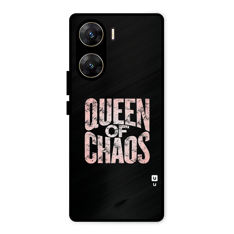 Queen of Chaos Metal Back Case for Vivo V29e