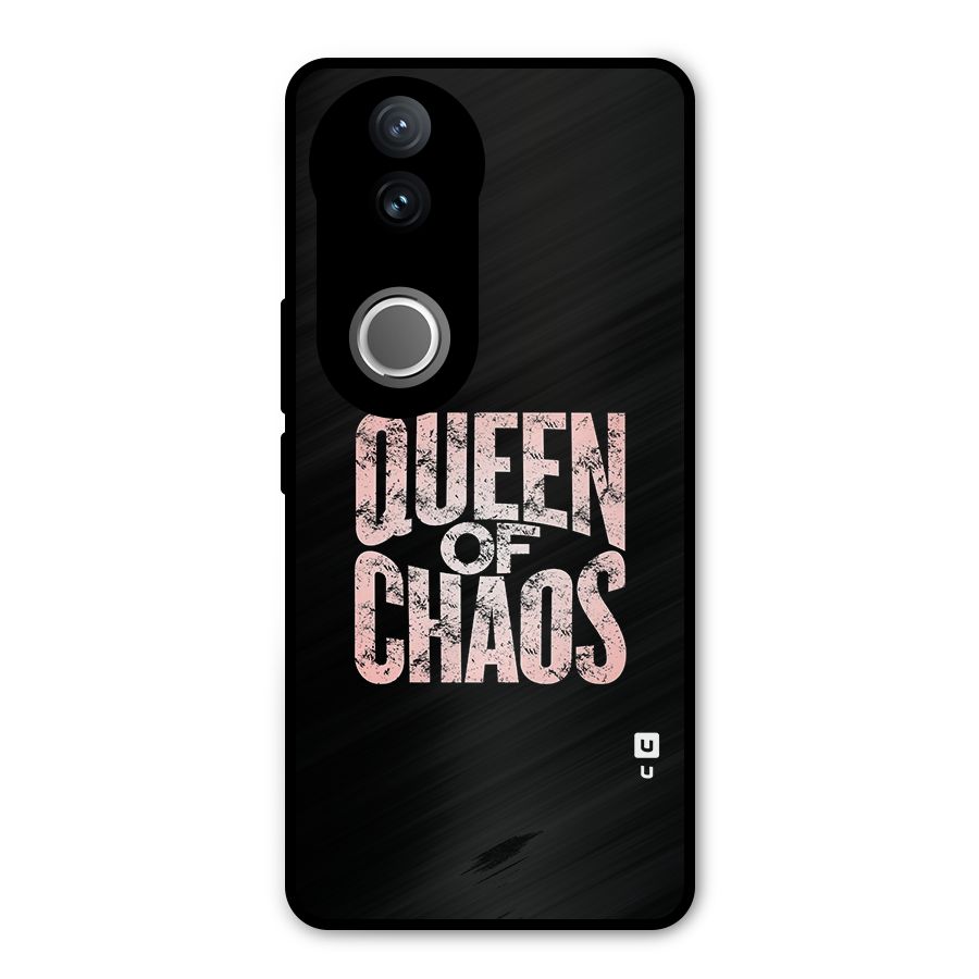 Queen of Chaos Metal Back Case for Vivo V50e