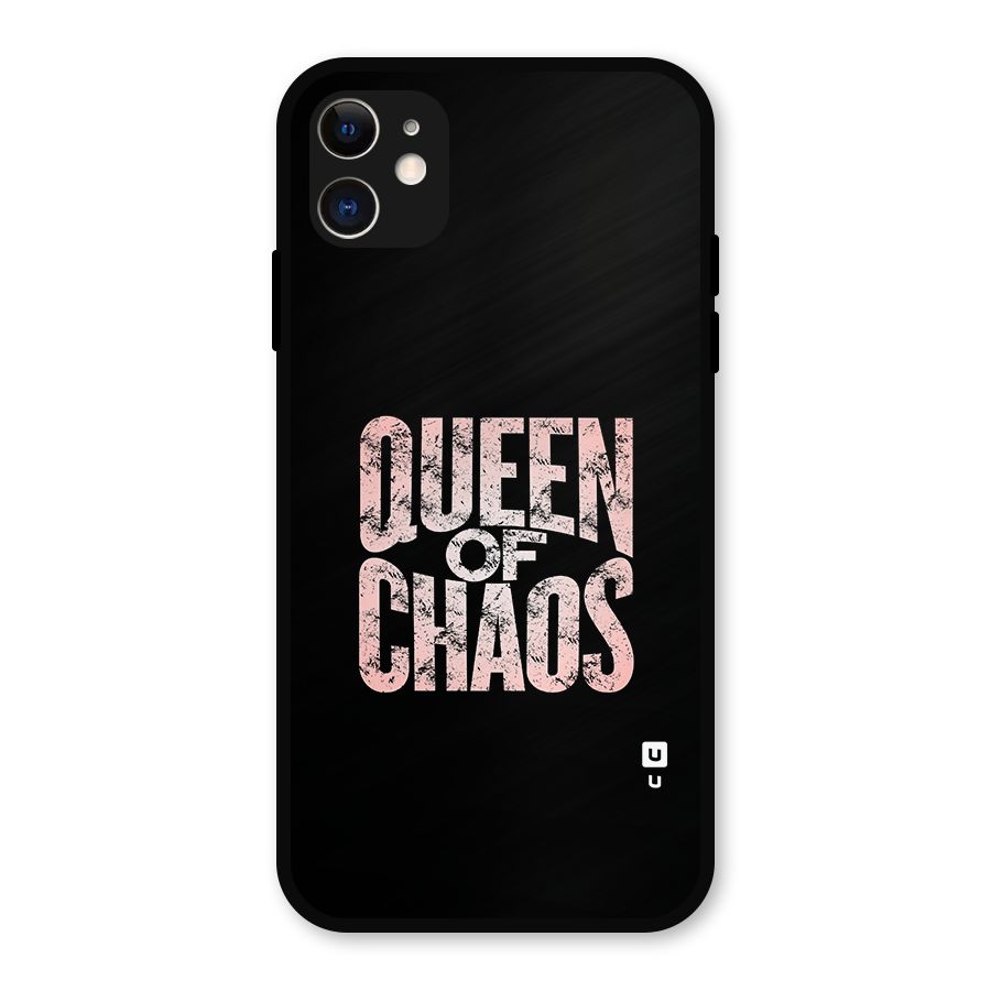 Queen of Chaos Metal Back Case for iPhone 11