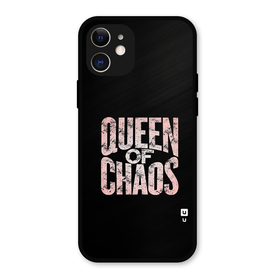 Queen of Chaos Metal Back Case for iPhone 12