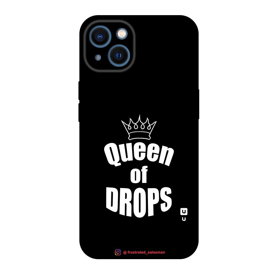 Queen of Drops Black Original Polycarbonate Back Case for iPhone 13