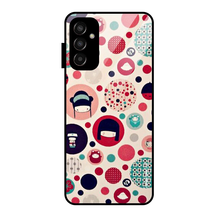 Quirky Glass Back Case for Galaxy F13