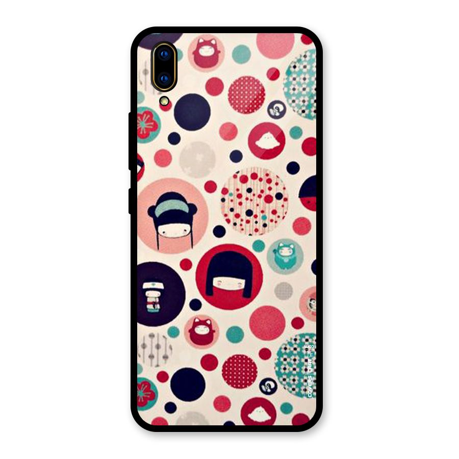 Quirky Glass Back Case for Vivo V11 Pro