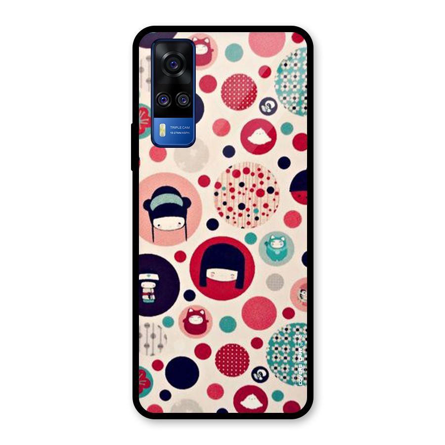 Quirky Glass Back Case for Vivo Y31