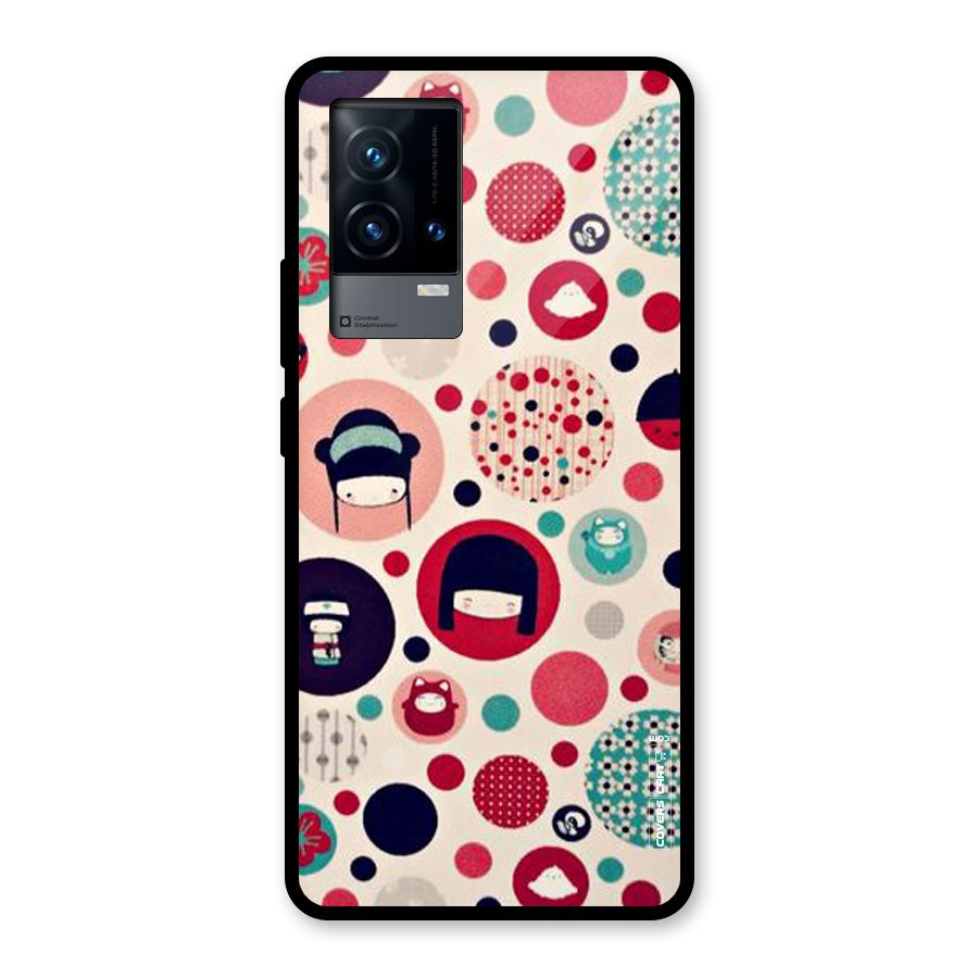 Quirky Glass Back Case for iQOO 9 5G
