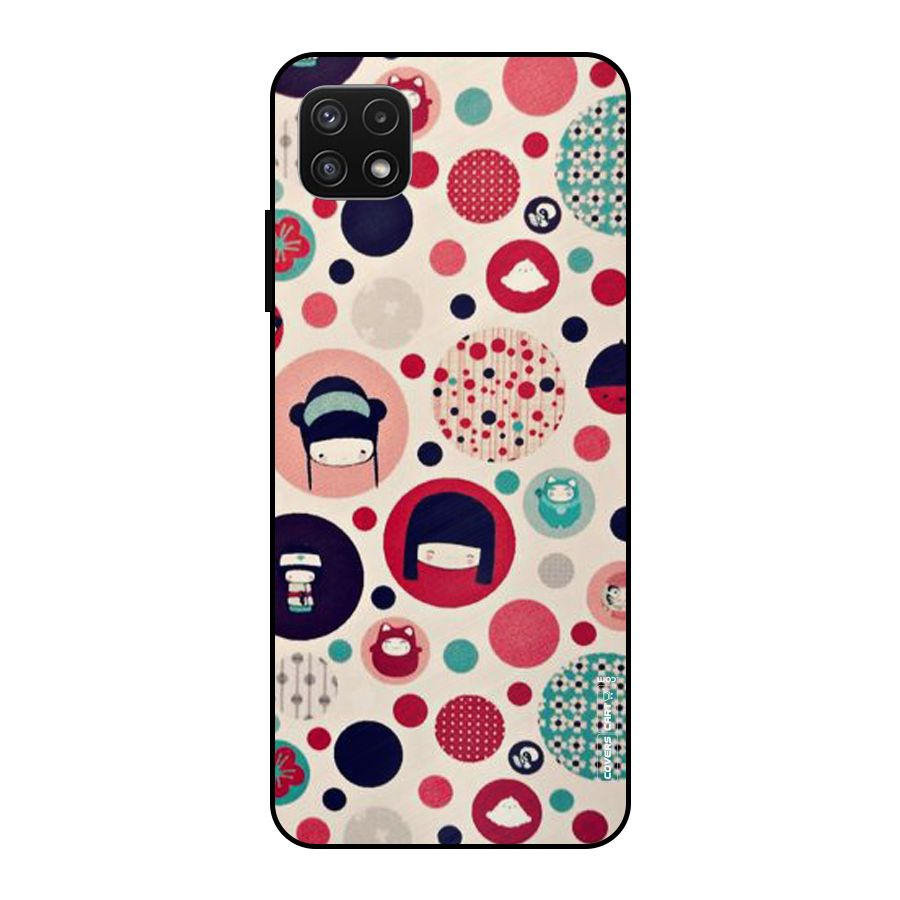 Quirky Metal Back Case for Galaxy A22 5G