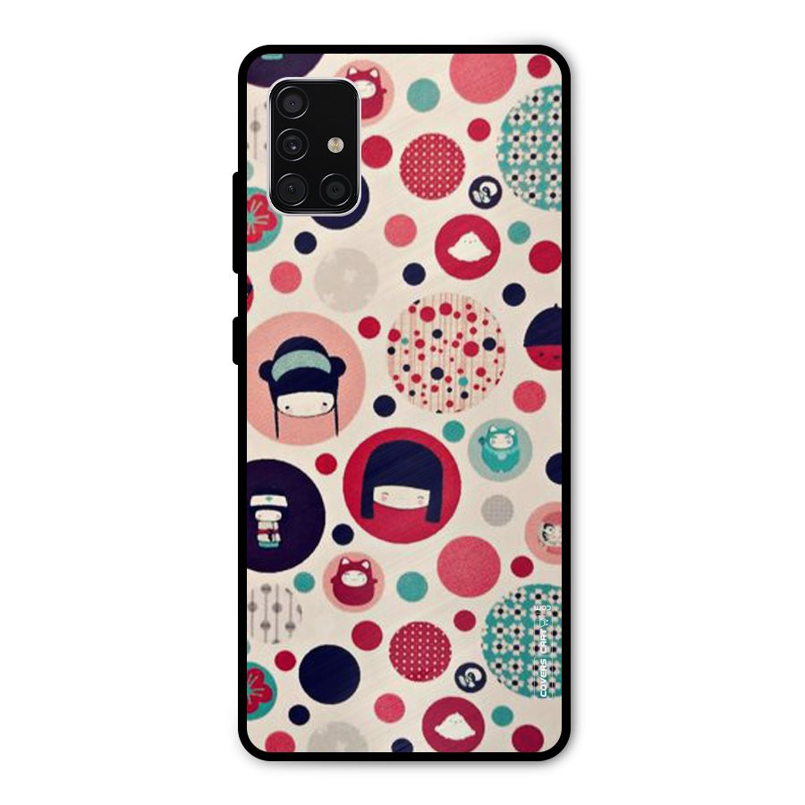 Quirky Metal Back Case for Galaxy A51