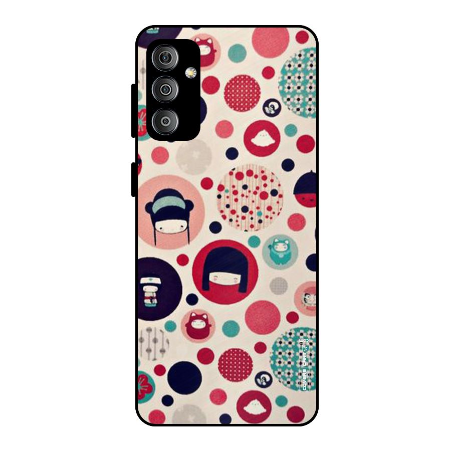 Quirky Metal Back Case for Galaxy F23