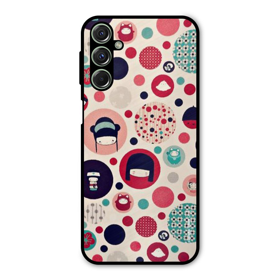 Quirky Metal Back Case for Galaxy F34